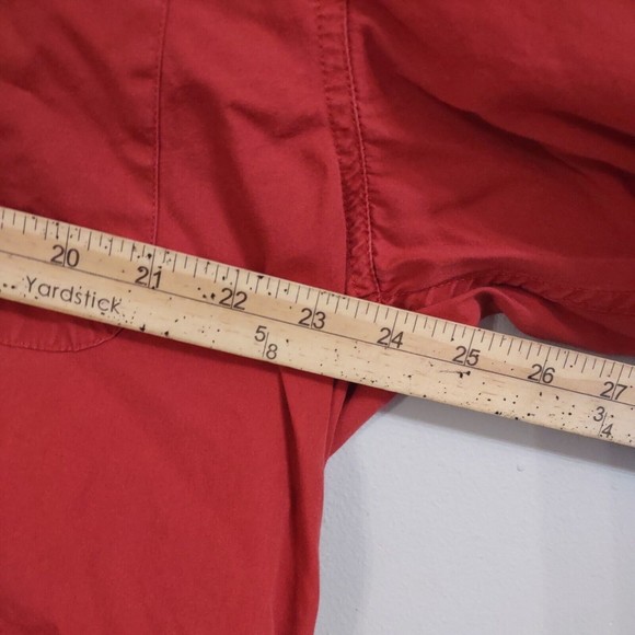 Cinch Shirt Large Solid Orange Button Up Long Sleeve Casual Western Men - Picture 5 of 7